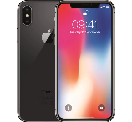 iPhone X 64GB Space Grau, ohne Face ID