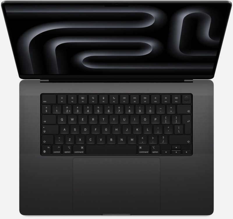 Macbook Pro 16" - Apple M3 Pro 12 core - 18GB Ram - SSD 512GB - 2023 - Space Black - Duits toetsenbord