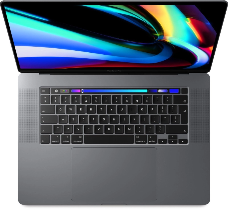 Macbook Pro 16" - Intel OctoCore i9 2,4GHz - 32GB Ram - SSD 512GB - AMD Radeon 5500M (4GB) - Space Gray - Duits toetsenbord