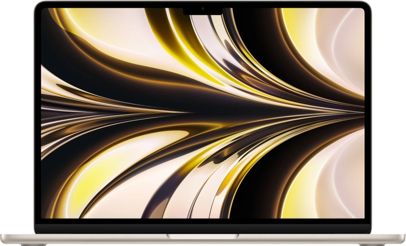 Macbook Air 13" - Apple M2 8-Core - Apple 8-Core GPU - 8GB Ram - SSD 256GB - 2022 - Starlight - Duits toetsenbord - NEU