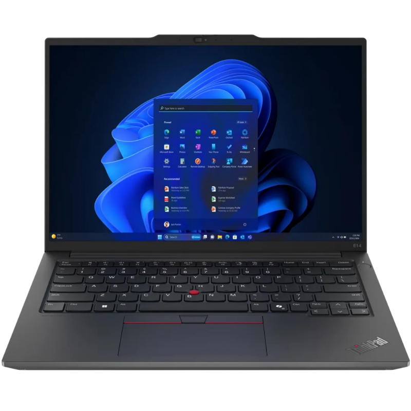 Lenovo - Thinkpad E14 - Ryzen 7 4700U - 8GB - 512GB SSD - 14" (35,56cm) - Windows 11 Pro - Duits toetsenbord