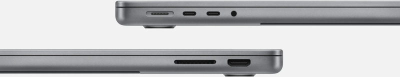 Macbook Pro 14" - Apple M3 8-core - 8GB Ram - SSD 1TB - 2023 - Space Gray - Frans toetsenbord