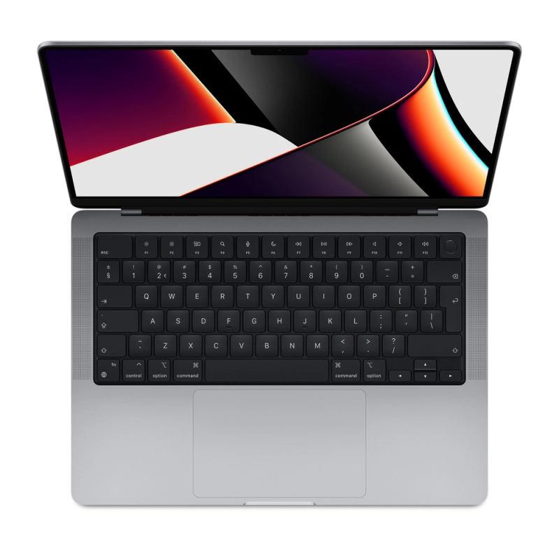 Macbook Pro 14" - Apple M1 Pro 8-core - Apple 14-core GPU - 16GB Ram - 512GB SSD - 2021 - Space Gray - Nederlands toetsenbord*