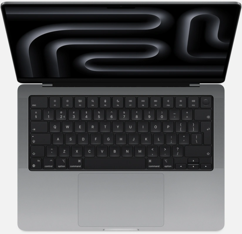 Macbook Pro 14" - Apple M3 8-core - 8GB Ram - SSD 1TB - 2023 - Space Gray - Frans toetsenbord