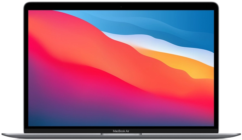Macbook Air 13" - Apple M1 8C 2,1GHz - 8GB Ram - SSD 128GB - 2020 - Space Gray - Duits toetsenbord