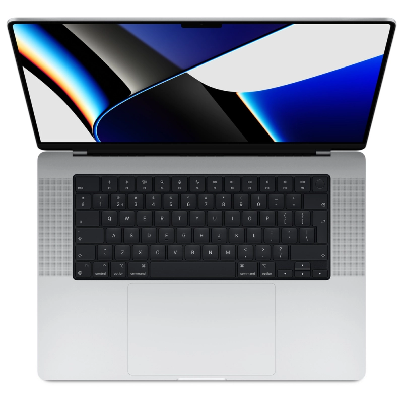 Macbook Pro 16" - Apple M1 Max 10-core - Apple 24-core GPU - 32GB Ram - SSD 2TB - 2021 - Silver - Nederlands toetsenbord
