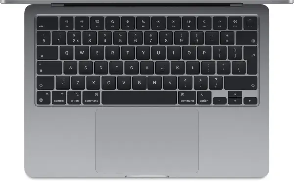 Macbook Air 13" - Apple M2 8-Core - Apple 10-Core GPU - 16GB Ram - SSD 256GB - 2022 - Space Gray - Duits toetsenbord