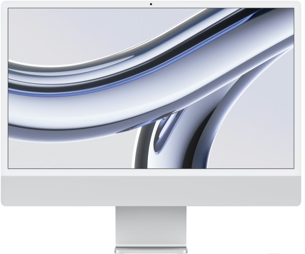 iMac 24" - Apple M3 8-core - Apple 8-core GPU - 8GB Ram - SSD 256GB - Silver