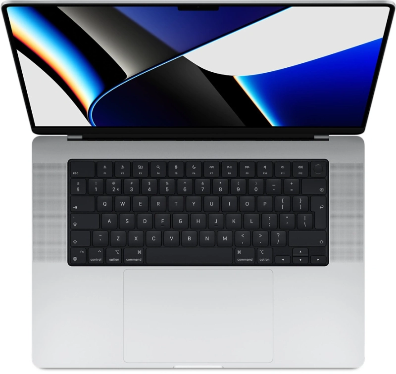 Macbook Pro 16" - Apple M1 Max 10-core - Apple 24-core GPU - 32GB Ram - SSD 2TB - 2021 - Silver - Nederlands toetsenbord
