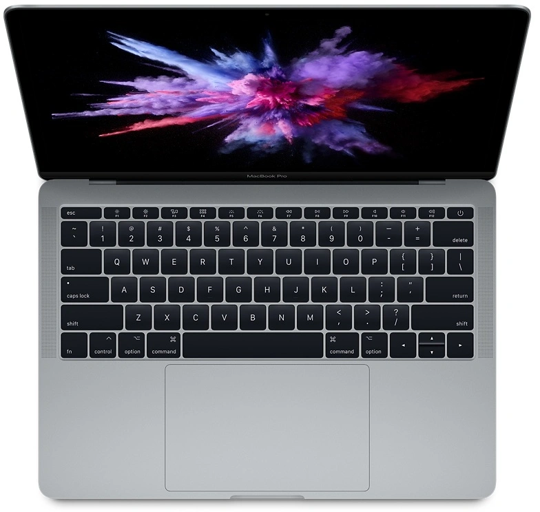 Macbook Pro 13" - Intel DualCore i5 2,3GHz - 8GB Ram - SSD 128GB - 2017 - Space Gray - Duits Toetsenbord